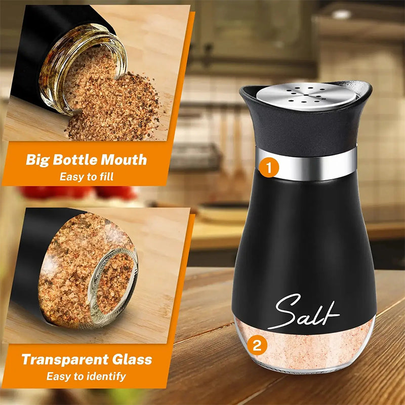 ⏰ Penguin Design Salt and Pepper Shaker Set – Cute Shape, 304 Stainless Steel & Precision Dispensing Lid 🐧✨