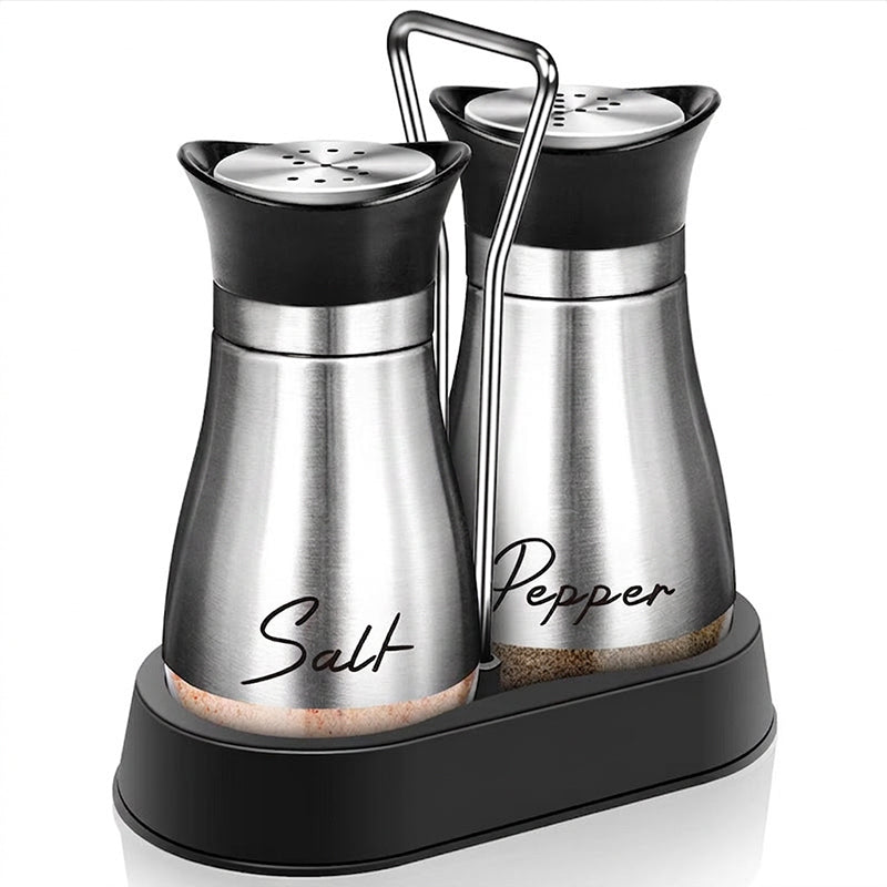 ⏰ Penguin Design Salt and Pepper Shaker Set – Cute Shape, 304 Stainless Steel & Precision Dispensing Lid 🐧✨